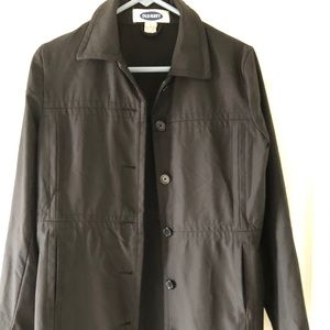 Black trench coat